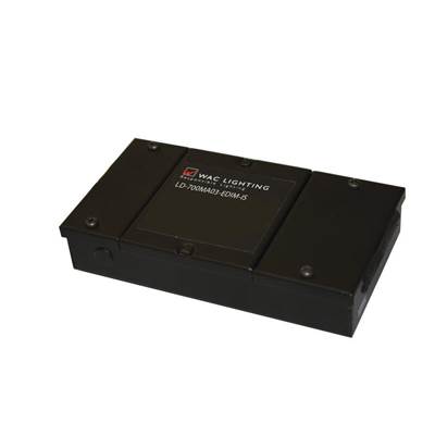 WAC Lighting Enclosed Electronic Transformer - 0.7A - 120V to 12V in Black