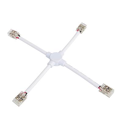 WAC Lighting Basics Flex X Connector in Black