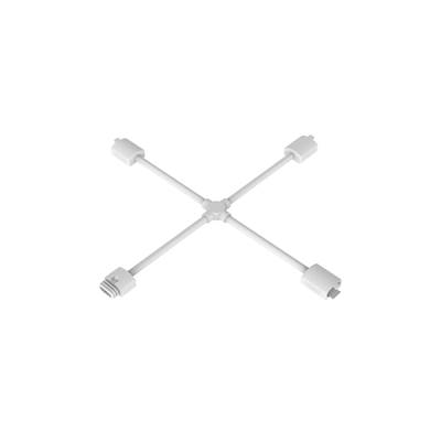 WAC Lighting InvisiLED Outdoor X Connector in White