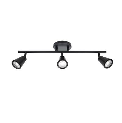 WAC Lighting Solo - 1805 Energy Star LED - 3-Light Fixed Rail in Black