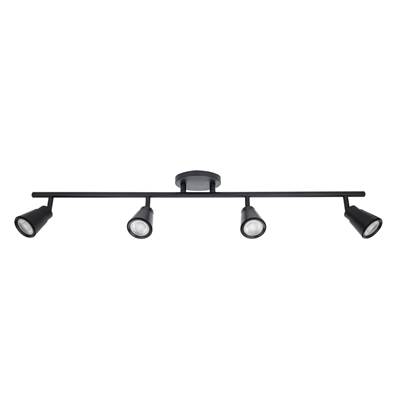 WAC Lighting Solo - 1805 Energy Star LED - 4-Light Fixed Rail in Black