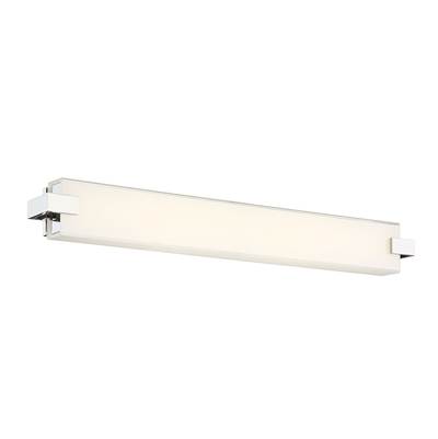 WAC Lighting Bliss LED Bathroom Vanity and Wall Light in Platinum