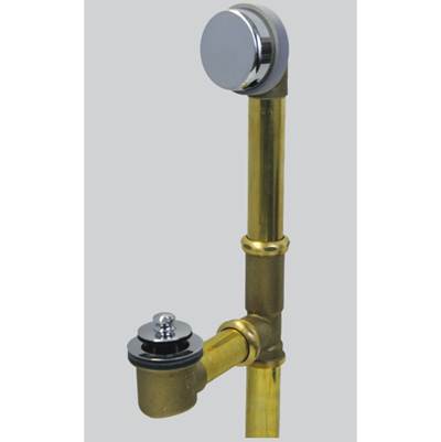 Watco Manufacturing Innovator Foot Activated Bath Waste - 16" Tub - Slip 'N Solder-3" - 4" Extension - 9" Drain in Chrome Plated