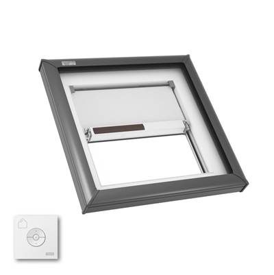 Velux Fixed Curb Mount Skylight - Laminated LowE3 - Solar Room Darkening - 2222 (25-1/2 x 25-1/2 in)