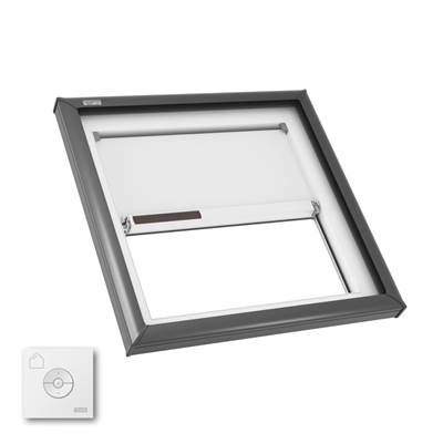 Velux Fixed Curb Mount Skylight - Laminated LowE3 - Solar Room Darkening - 3030 (33-1/2 x 33-1/2 in)
