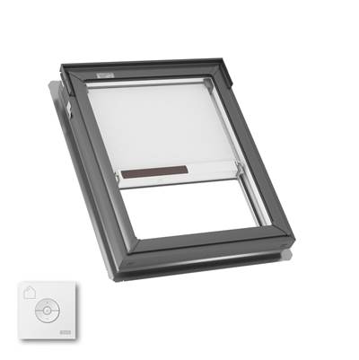 Velux Fixed Deck Mount Skylight - Laminated LowE3 - Solar Room Darkening - C01 (21 x 26-7/8 in)