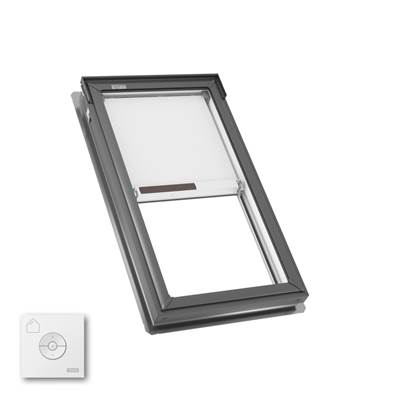 Velux Fixed Deck Mount Skylight - Laminated LowE3 - Solar Room Darkening - C04 (21 x 37-7/8 in)