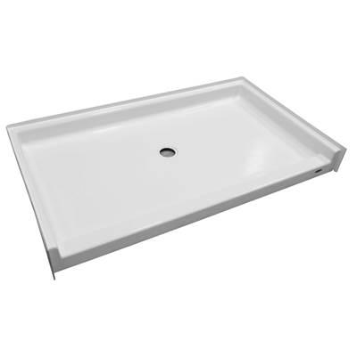Warm Rain Alcove Shower Base in Biscuit