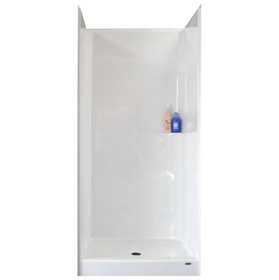 Warm Rain Bypass Shower Door - 36" in Biscuit