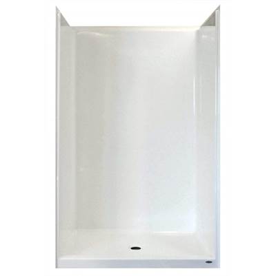 Warm Rain Alcove Shower Enclosure in Almond
