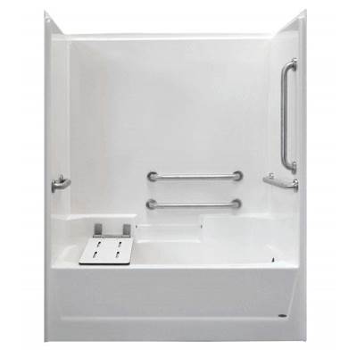 Warm Rain Tub And Shower Suite in Almond