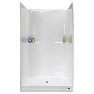 Warm Rain 48 Alcove Shower in Almond