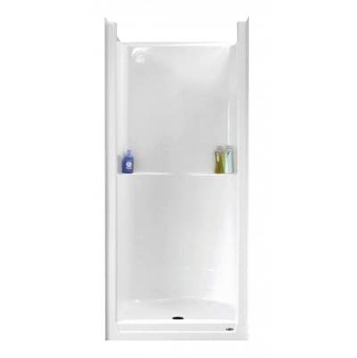 Warm Rain 36-Inch Bypass Shower Door in Biscuit
