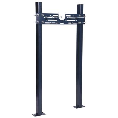 Zurn Industries Z1221 Wall Urinal System - 48" Uprights in Cast Iron