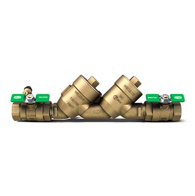 Zurn Industries 950XLT2 Double Check Valve - FNPT x FNPT - Union - Fast Test Cocks - Lead-Free