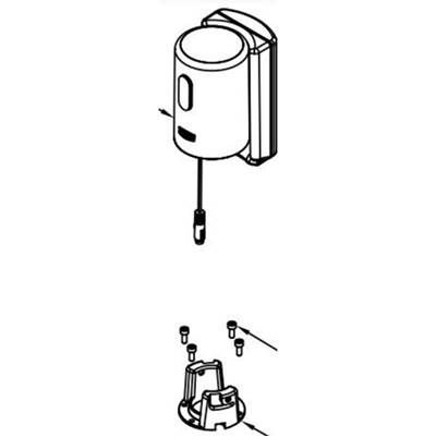 Zurn Industries Battery Connected ZTR Cap Retrofit Kit - 1.6 Gal