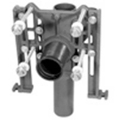 Zurn Industries No-Hub Adjustable Vertical Single Blowout Water Closet - RYKE Feet - 12-3/4'' Studs - Seattle