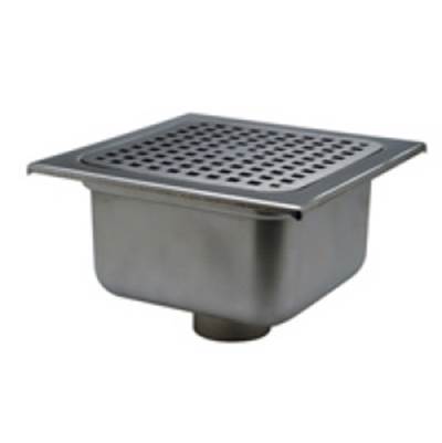 Zurn Industries Sani Flor Receptor 12" x 12" - 6" Sump Depth - 3" NL Outlet