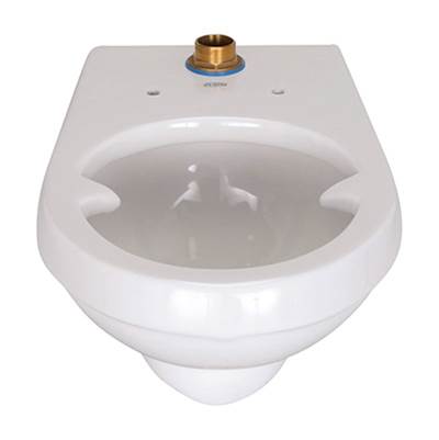 Zurn EcoVantage Wall Hung Elongated Bowl - 1.28 GPF - Top Spud - Bedpan Lugs
