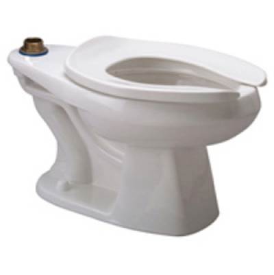Zurn Industries Elongated Floor Bowl - 1.1-1.6 GPF - 14" Height