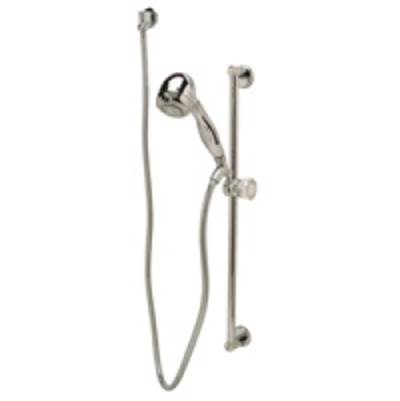 Zurn Industries Handwall 2.0 - 60" Metal Hose with 2 Wall Hooks