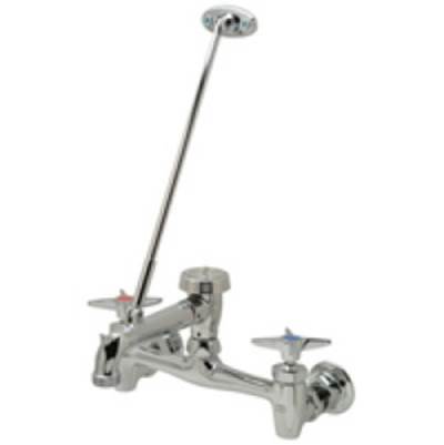Zurn Industries Service Sink Faucet - M Spout - Four Arm Handles