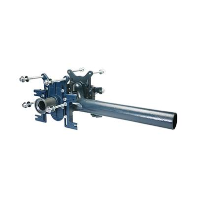 Zurn EZCarry Extended Barrel - 500lb - 4" No Hub - Double Adjustable - 12" Coupling - 17" RYK Prefab Feet