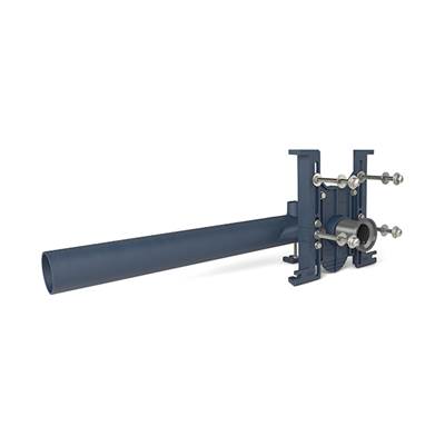 Zurn EZCarry Extended Barrel - 500lb - 4" No Hub - Right-Hand Adjustable - 12" Coupling - 17" RYK Prefab Feet