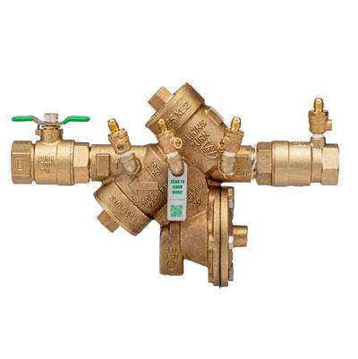 Zurn Industries 975XL2 Preventer - 1" FNPT Test Cocks Up Fast Test - Low Lead Bronze