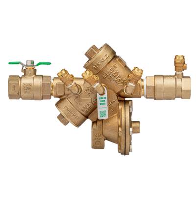 Zurn Industries 975XL2 Preventer - 1" FNPT Test Cocks Up - Low Lead Bronze