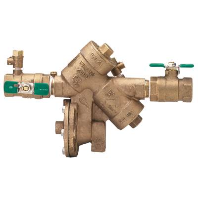 Zurn Industries 975XL2 Reduced Pressure Preventer - 1-1/2" FNPT - Lead Free with Test Cocks Up