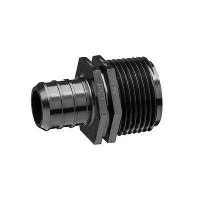 Zurn Industries Polymer Male Pipe Thread Adapter - 3/4" Barb x 3/4" MPT