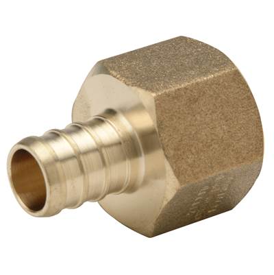 Zurn Industries XL Brass Female Pipe Thread Adapter - 1" Barb x 1" FPT