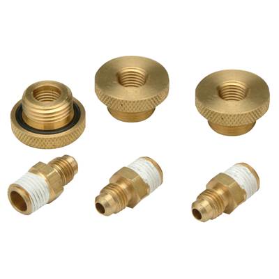 Zurn Quick Test Backflow Fittings - 2-1/2" to 4" - Qty 3 in Brass