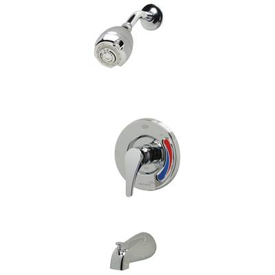 Zurn Industries Temp-Gard TG3 Tub and Shower Valve - Accessories & Trim in Chrome Plated