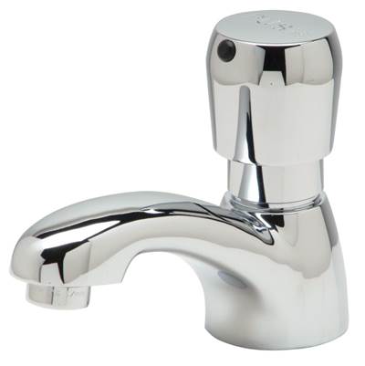 Zurn Industries Low Lead Faucets Metering Faucet - 1.0 GPM in Polished Chrome