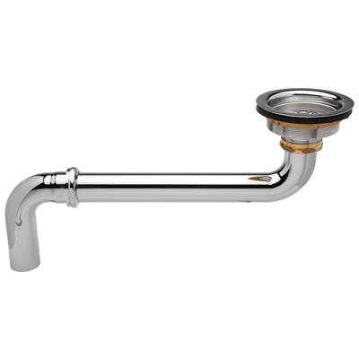 Zurn Industries Basket Strainer with Basket - 1-1/2" x 12-3/4" - 17-Gauge in Chrome-Plated Brass
