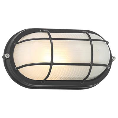 Access Lighting Nauticus Dual Mount - 1 Light LED Bulkhead in Black