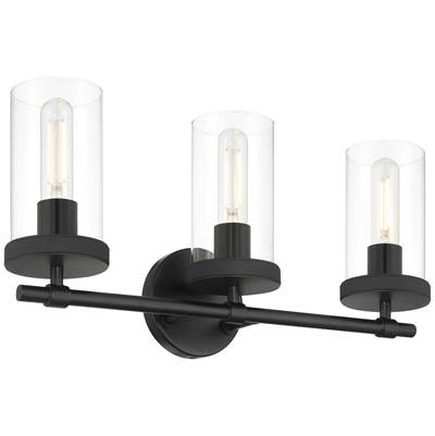 Access Lighting Lily 3-Light Vanity in Midnight Black