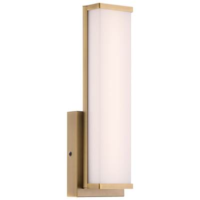 Access Lighting Citi Solo 3-Light Vanity in Aged Brass