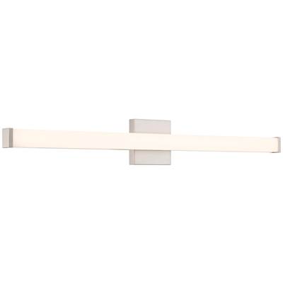 Access Lighting Maxx 5-Light Vanity Light - Acrylic - LED in Brushed Steel