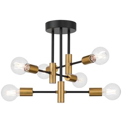 Access Lighting Sean 6-Light Adjustable Semi Flush