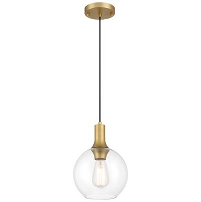 Access Lighting Chantelle Pendant - 1 Light in Antique Brass with Clear Glass