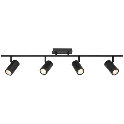 Access Lighting Prado LED 4 Light Adjustable Track in Matte Black