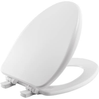 Bemis Alesio Elongated Toilet Seat - Enameled Wood in White