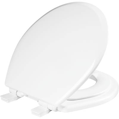 Bemis NextStep2 Round Potty Training Toilet Seat - Round-Front - Whisper-Close - Precision-Fit - Easy-Clean in White