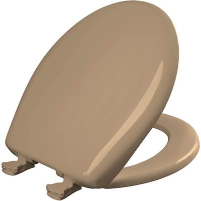 Bemis Classic Colors Toilet Seat - Round - Whisper-Close in Sand