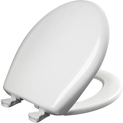Bemis Classic Colors Toilet Seat - Round - Whisper-Close in Crane White