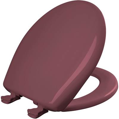 Bemis Classic Colors Toilet Seat - Round - Whisper-Close in Raspberry