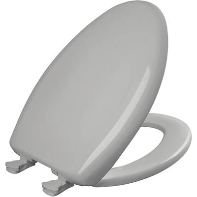 Bemis Classic Colors Elongated Toilet Seat in Silver